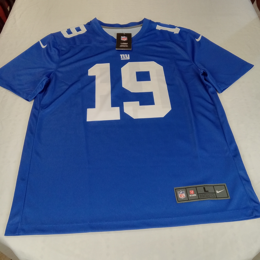 Nike  New York Giants golladay Player Men's Blue Print Sports Jersey Size Large